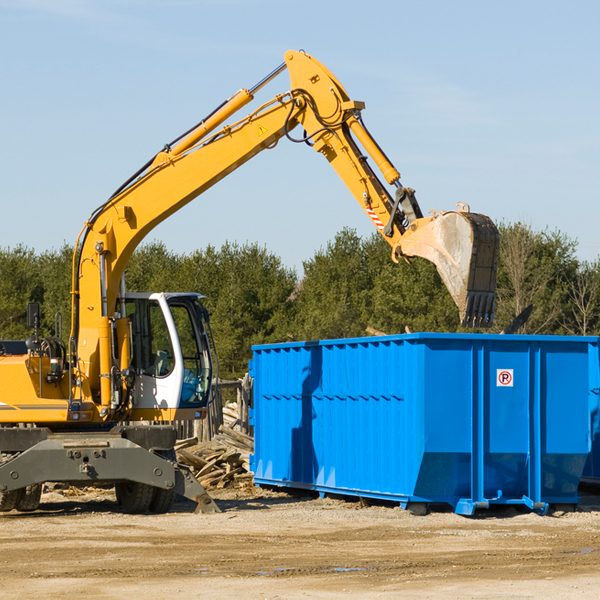 are there any restrictions on where a residential dumpster can be placed in Otis CO